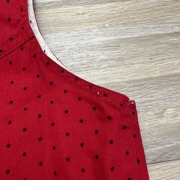 Vintage Wrangler Women’s Reversible Vest Red White Stars Fourth July Sz M - M197 - Picture 9 of 16